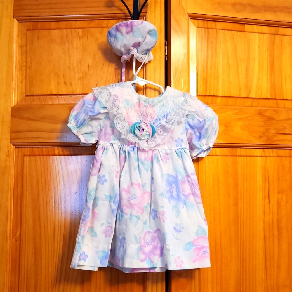 Adorable watercolor floral dress